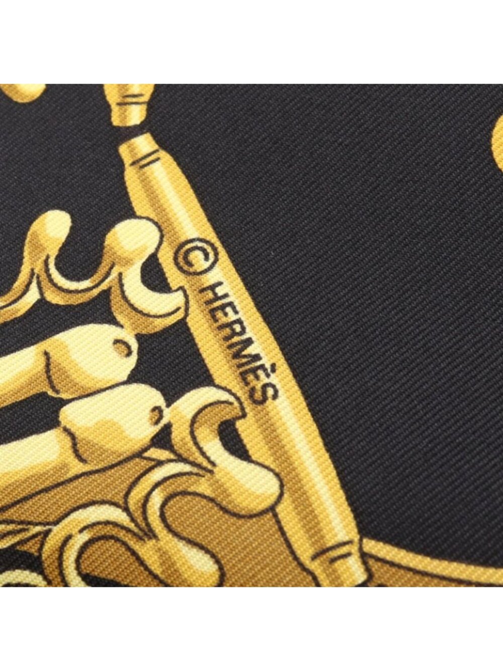 Hermes Scarf Carre 90 les Cavaliers D'or Silk - Picture 2 of 7